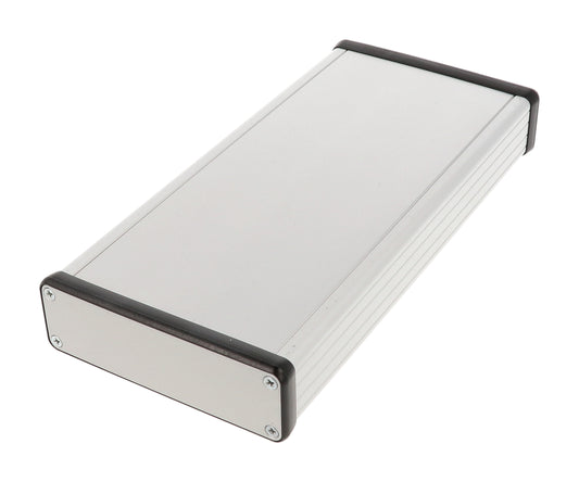 Hammond 1455L2201 Extruded Aluminum Enclosure with Metal End Panels 8.66" x 4.06" x 1.22"
