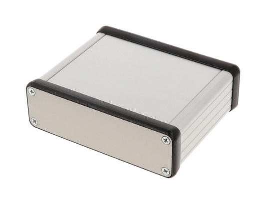 Hammond 1455L801 Extruded Aluminum Enclosure with Metal End Panels 3.15" x 4.05" x 1.2"