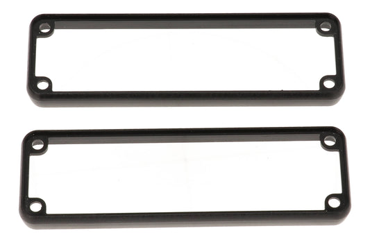 Hammond 1455LBBK 1455 Series Open Plastic Bezels, Black, 2-pack, For 1455L Series Metal End Plate Enclosures.