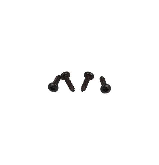 Hammond 1455MSFL100BK Black End Panel Screws, #6 x 0.5", 100-pack, For 1455 Flanged End Panel Kits.