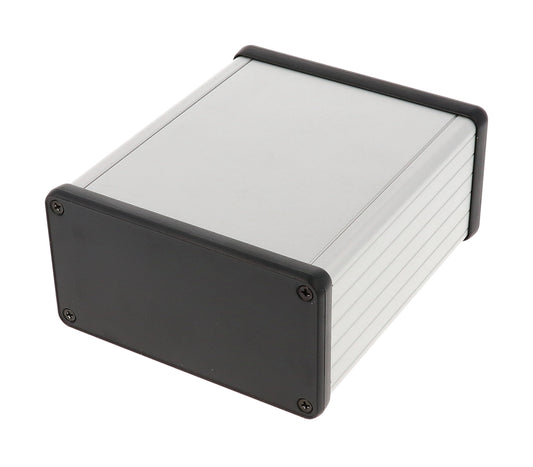 Hammond 1455N1202 Extruded Aluminum Enclosure 4.72" x 4.06" x 2.09" with Plastic End Panels