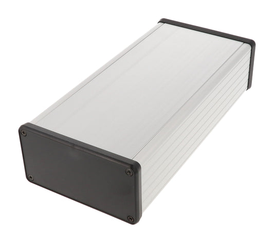Hammond 1455N2202 Extruded Aluminum Enclosure with Plastic End Panels 8.66" x 4.06" x 2.09"