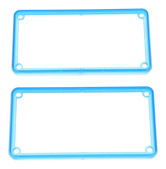 Hammond 1455NBTBU 1455 Series Open Plastic Bezels, Translucent Blue, 2-pack, For 1455N Series Metal End Plate Enclosures.