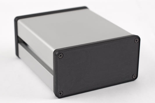 Hammond 1455NC1202 Channel Mount Extruded Aluminum Enclosure with Plastic End Cap 4.72" x 4.06" x 2.09"