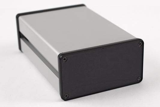Hammond 1455NC1602 Channel Mount Extruded Aluminum Enclosure with Plastic End Cap 6.30" x 4.06" x 2.09"