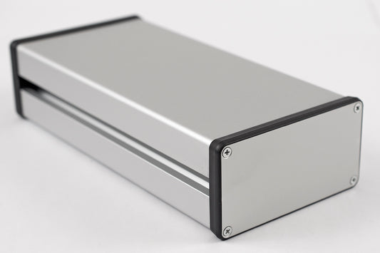 Hammond 1455NC2201 Channel Mount Extruded Aluminum Enclosure with Aluminum Endplate 8.66" x 4.06" x 2.09"
