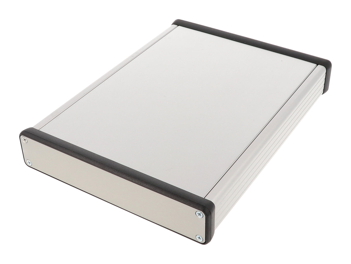 Hammond 1455R2201 Extruded Aluminum Enclosure with Metal End Panels 8.66" x 6.5" x 1.22"