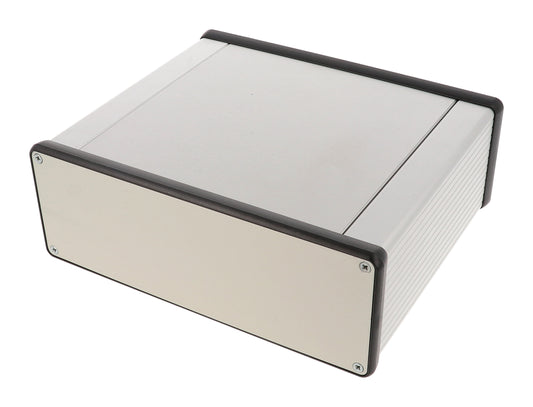 Hammond 1455U1601 Extruded Aluminum Enclosure with Metal End Panels 6.3" x 7.5" x 2.6"