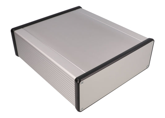 Hammond 1455U2201 Extruded Aluminum Enclosure with Metal End Panels 8.66" x 7.5" x 2.6"