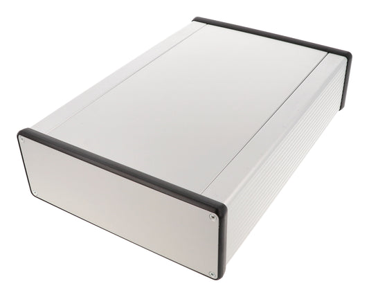 Hammond 1455U2801 Extruded Aluminum Enclosure with Metal End Panels 11" x 7.5" x 2.6"