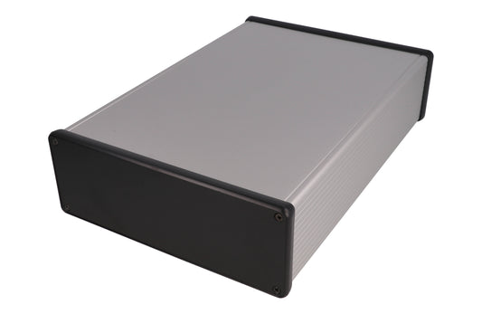 Hammond 1455U2802 Extruded Aluminum Enclosure with Plastic Closed Bezels 11" x 7.5" x 2.6"