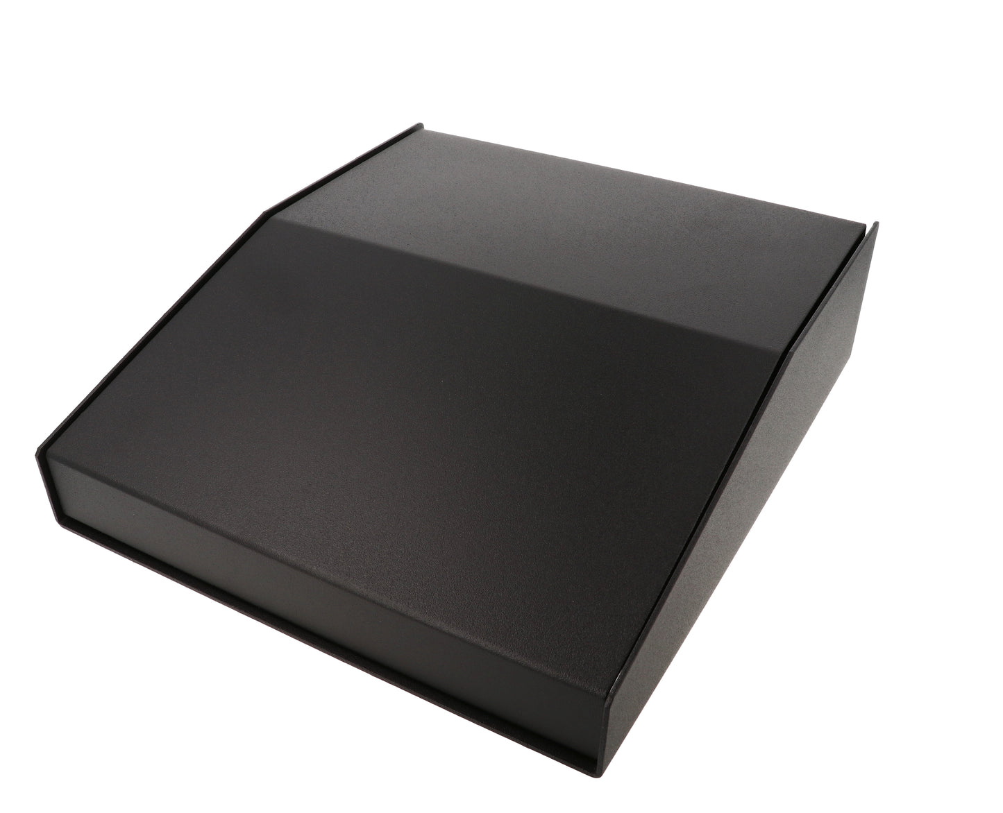 Hammond 1456KL3BKBK Sloped Aluminum Console Enclosure, 15 Degree Black Top / Black Case 10.00" x 11.30" x 3.00"