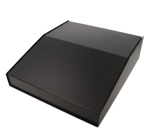 Hammond 1456KL3BKBK Sloped Aluminum Console Enclosure, 15 Degree Black Top / Black Case 10.00" x 11.30" x 3.00"