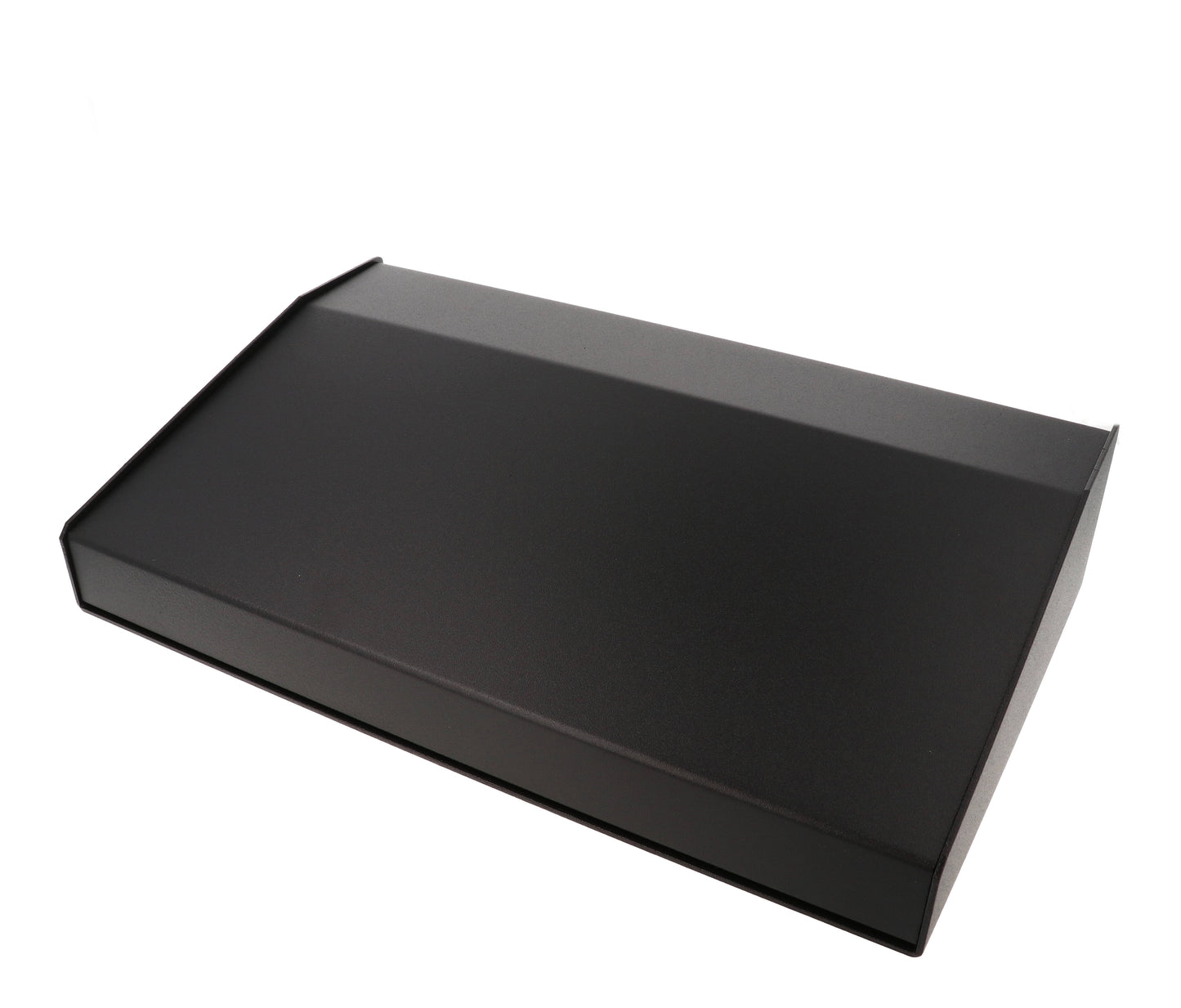Hammond 1456PH3BKBK Sloped Aluminum Console Enclosure, 15 Degree Black Top / Black Case 14.00" x 8.30" x 3.00"