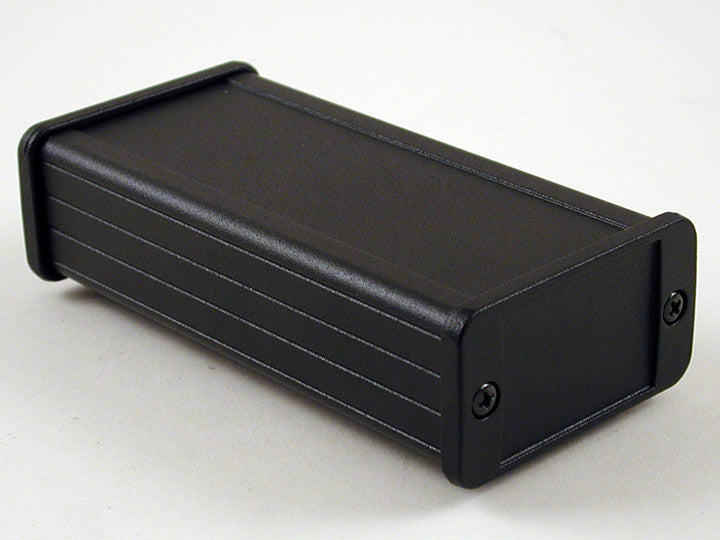 Hammond 1457C1201BK Black Extruded Aluminum Enclosure Watertight 4.73" x 2.32" x 1.21"