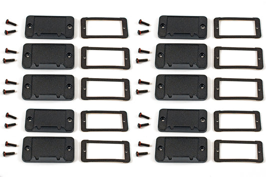Hammond 1457CWPF-10 1457 Series Watertight Flanged End Panel Kit, 10-Pack, For 1457C Enclosures.