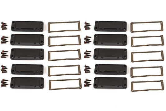 Hammond 1457JEPF-10 1457 Series EMI/RFI Flanged End Panel Kit, 10-Pack, For 1457J Enclosures.