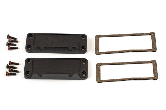 Hammond 1457JEPF 1457 Series EMI/RFI Flanged End Panel Kit, Pair, For 1457J Enclosures.
