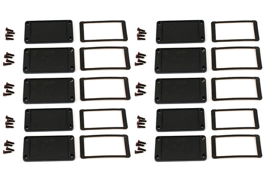 Hammond 1457KWP-10 1457 Series Watertight End Panel Kit, 10-Pack, For 1457K Enclosures.