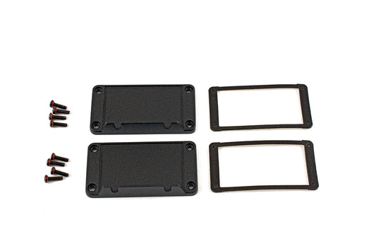 Hammond 1457KWPF 1457 Series Watertight Flanged End Panel Kit, Pair, For 1457K Enclosures.