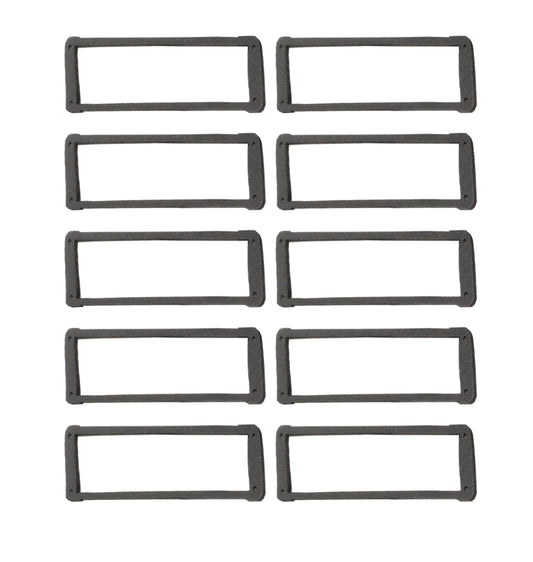 Hammond 1457LPG-10 1457 Series Watertight End Plate Gasket Kit, 10-Pack, For 1457L Enclosures.