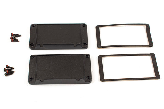 Hammond 1457NWPF 1457 Series Watertight Flanged End Panel Kit, Pair, For 1457N Enclosures.