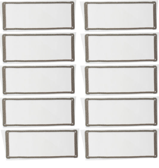 Hammond 1457TEG-10 1457 Series EMI/RFI End Plate Gasket Kit, 10-Pack, For 1457T Enclosures.