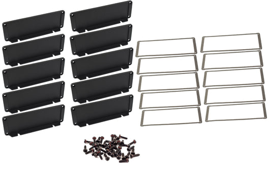 Hammond 1457TEPF-10 1457 Series EMI/RFI Flanged End Panel Kit, 10-Pack, For 1457T Enclosures.