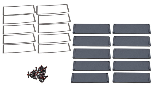 Hammond 1457UEP-10 1457 Series EMI/RFI End Panel Kit, 10-Pack, For 1457U Enclosures.