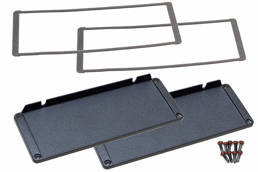 Hammond 1457UEPF 1457 Series EMI/RFI Flanged End Panel Kit, Pair, For 1457U Enclosures.