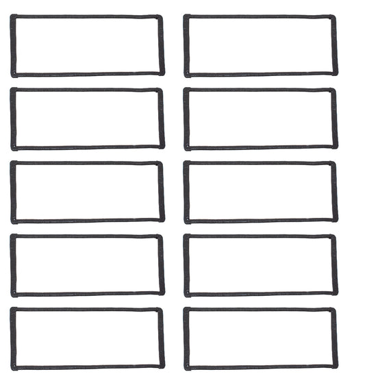 Hammond 1457UPG-10 1457 Series Watertight End Plate Gasket Kit, 10-Pack, For 1457U Enclosures.