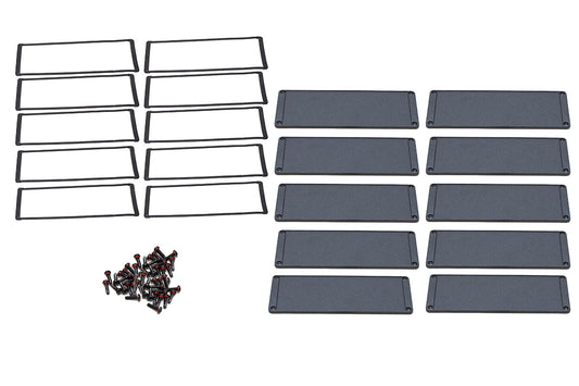 Hammond 1457UWP-10 1457 Series Watertight End Panel Kit, 10-Pack, For 1457U Enclosures.