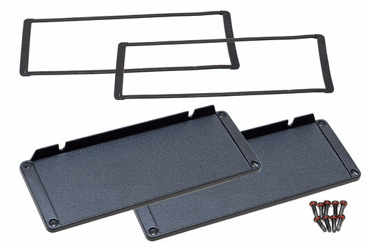 Hammond 1457UWPF 1457 Series Watertight Flanged End Panel Kit, Pair, For 1457U Enclosures.