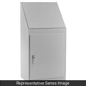 Hammond 1471C24 Console Cabinet 24" - 48" x 24" x 18" - Steel/Gray
