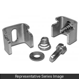 Hammond 1481HC18 Heavy Duty Door Clamping Hardware, Replacement Clamp Set for 1418/1447 Enclosures, Stainless Steel, Set of 2.