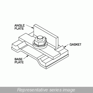 Hammond 1485ES9 Wireway 90 Degree Elbow, 8" x 8", Steel/ANSI 61 Gray.