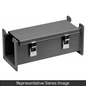 Hammond 1485FY Wireway 45 Degree Elbow, 12" x 6", Steel/ANSI 61 Gray.