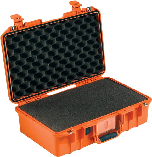 Pelican 1485 Air Case with Foam, Orange (ID 17.75"L x 10.18"W x 6.15"D) Mfr# 014850-0001-150