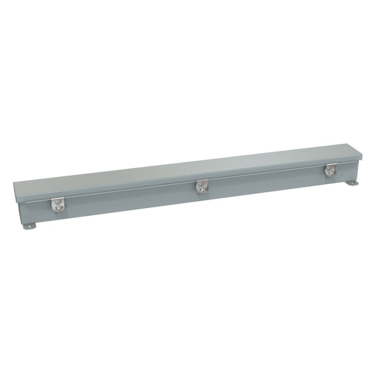 Hammond 1486B30 N4/12 Wiring Trough - 2.5" x 2.5" x 30" - Steel/Gray