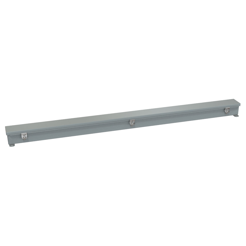 Hammond 1486B48 N4/12 Wiring Trough - 2.5" x 2.5" x 48" - Steel/Gray