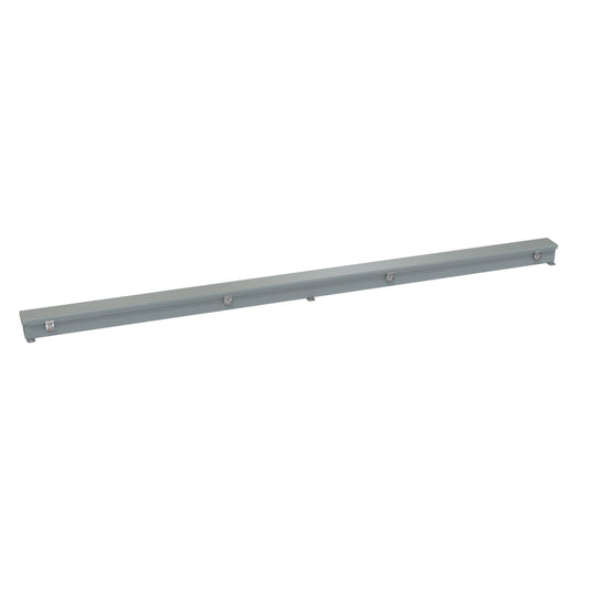 Hammond 1486B72 N4/12 Wiring Trough - 2.5" x 2.5" x 72" - Steel/Gray