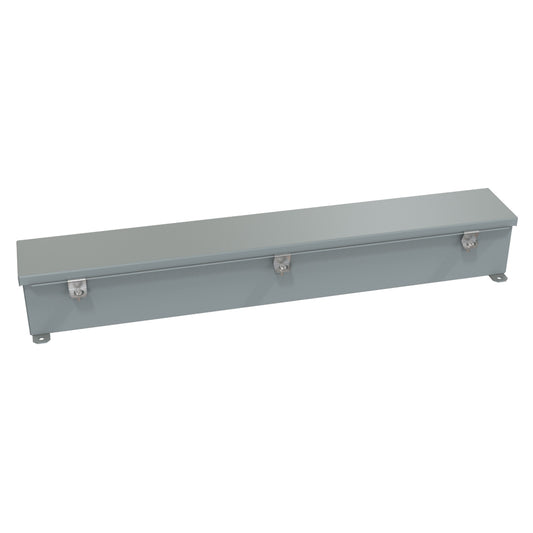 Hammond 1486C30 N4/12 Wiring Trough - 4" x 4" x 30" - Steel/Gray