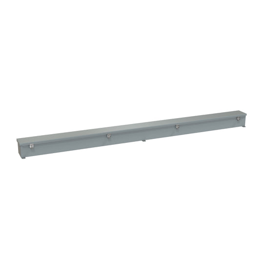 Hammond 1486C72 N4/12 Wiring Trough - 4" x 4" x 72" - Steel/Gray