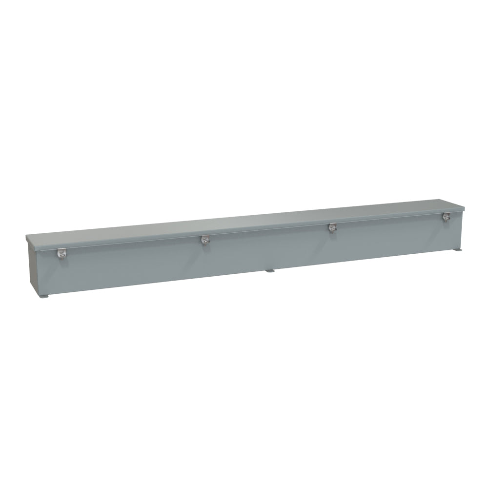 Hammond 1486D60 N4/12 Wiring Trough - 6" x 6" x 60" - Steel/Gray
