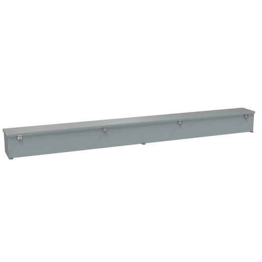Hammond 1486D72 N4/12 Wiring Trough - 6" x 6" x 72" - Steel/Gray