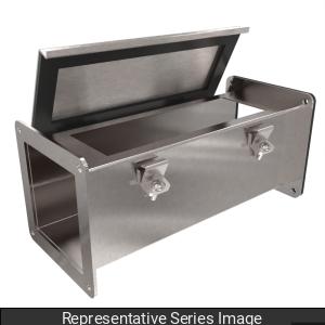 Hammond 1487DSSS Stainless Steel Wireway Cross Fitting, 6" x 6", 304 Stainless Steel.