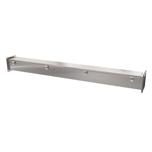 Hammond 1487C48SS Stainless Steel Wireway Straight Section, 48" Length, 4" x 4", 304 Stainless Steel.