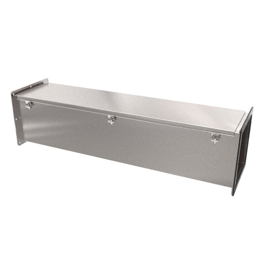 Hammond 1487E36SS Stainless Steel Wireway Straight Section, 36" Length, 8" x 8", 304 Stainless Steel.