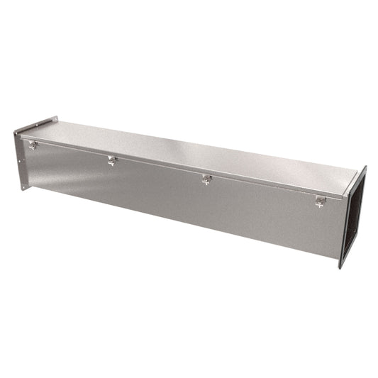 Hammond 1487E48SS Stainless Steel Wireway Straight Section, 48" Length, 8" x 8", 304 Stainless Steel.