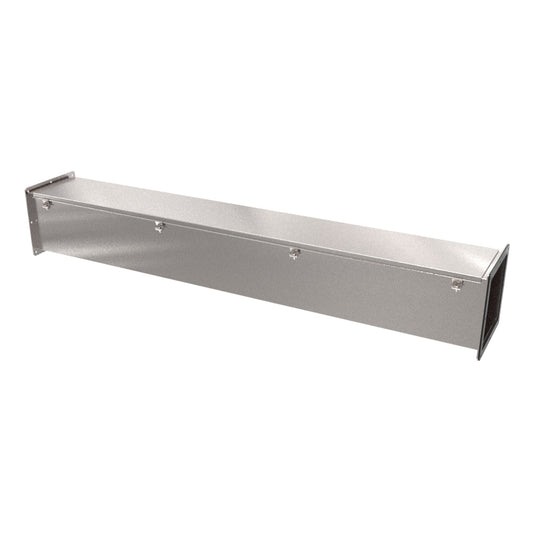 Hammond 1487E60SS Stainless Steel Wireway Straight Section, 60" Length, 8" x 8", 304 Stainless Steel.